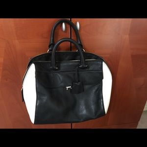 Karen Millen Black and White purse